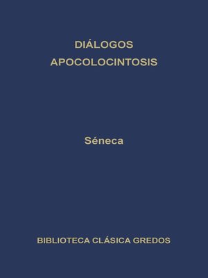 cover image of Diálogos. Apocolocintosis.